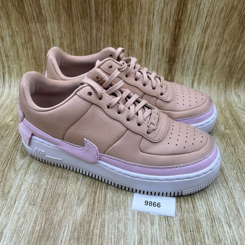 Nike Air Force 1 Jester XX Women's 10 Bio Beige Pink Force Platform AO1220-202‎ - Picture 10 of 10